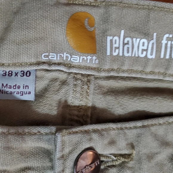 Carhartt Relaxed Fit Chinos Multi-Pocket Distressed Size 38x30‎ Gorpcore - Picture 9 of 11